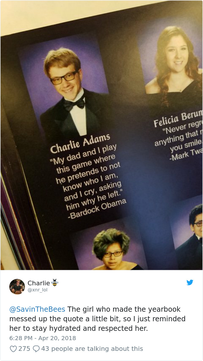 147 Times Students Had The Best Yearbook Quotes