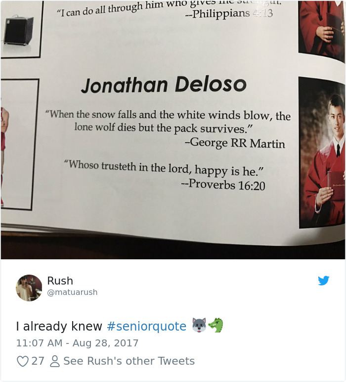 147 Times Students Had The Best Yearbook Quotes