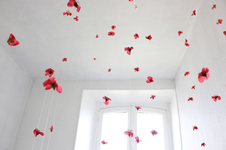 I Created Ephemeral Spring Floral Installations In A French Village