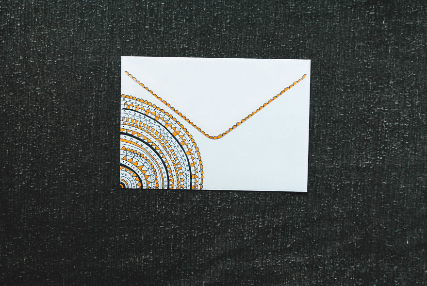 I Turn Cheap Envelopes Into Special Gifts With Hand Drawing