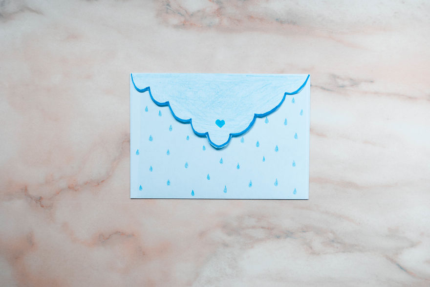 I Turn Cheap Envelopes Into Special Gifts With Hand Drawing