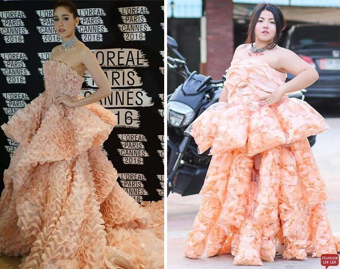 Woman Hilariously Recreates Celebrity Outfits Using Food, And The Result Is Better Than The Original Woman Hilariously Recreates Celebrity Outfits Using Food, And The Result Is Better Than The Original