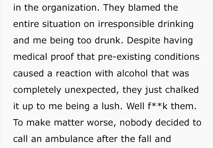 Woman Drinks 3 Glasses Of Wine At A Work Event, And Things Escalate So Wrong The Whole Internet Is Feeling Sorry For Her