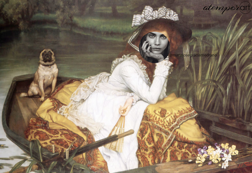 Atemporart: Matching Contemporary  And Antique Poses As Proof That Some Things Are Timeless