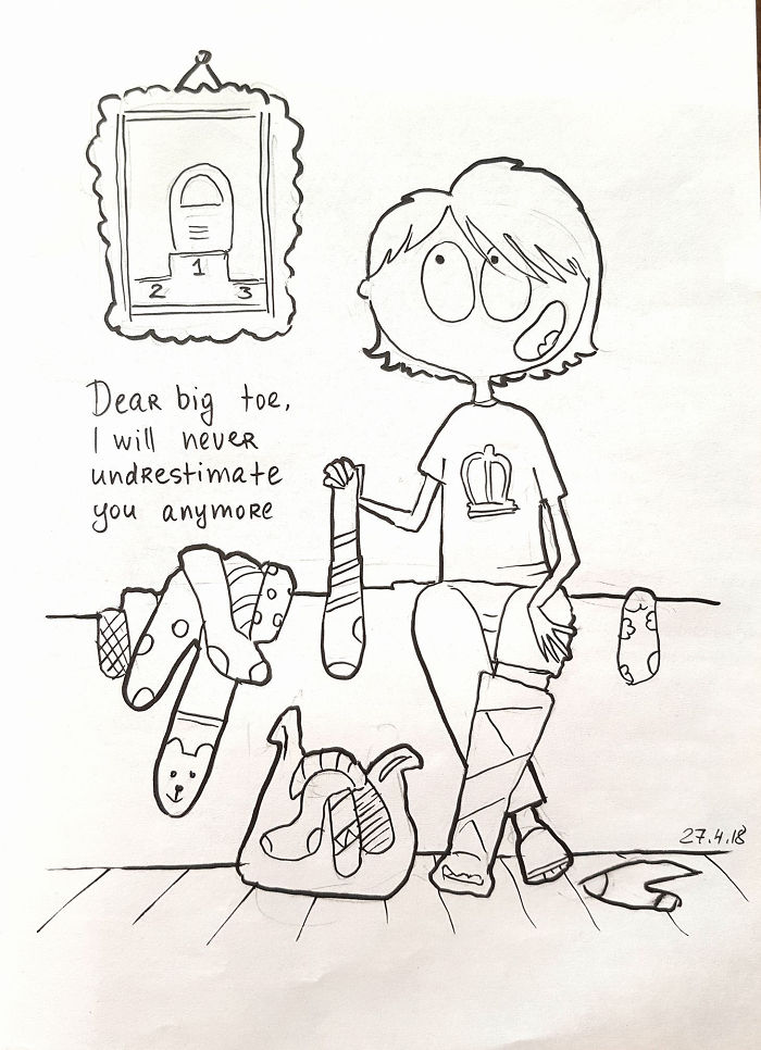 Toe-Dventure Or How To Go Through… Toe-Dventure Or How To Go Through…