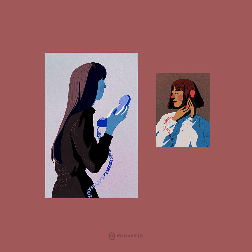 I Create Minimalist Illustrations Using Geometric Shapes