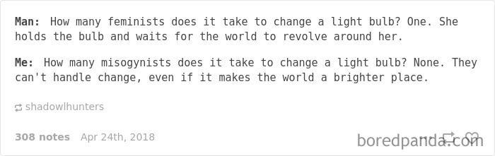 63 Hilarious Tumblr Feminists That Will Make Even The ‘Manliest’ Men Laugh 63 Hilarious Tumblr Feminists That Will Make Even The ‘Manliest’ Men Laugh