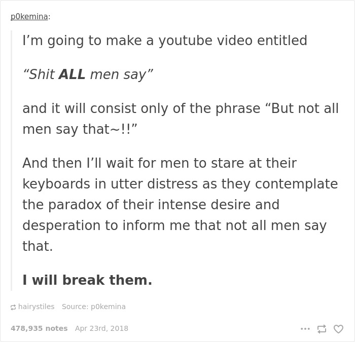 63 Hilarious Tumblr Feminists That Will Make Even The ‘Manliest’ Men Laugh 63 Hilarious Tumblr Feminists That Will Make Even The ‘Manliest’ Men Laugh