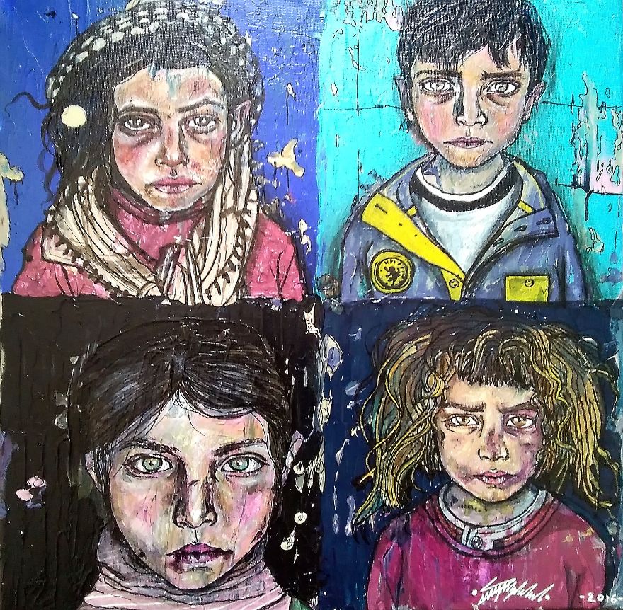 I Spent The 3 Last Years Making Refugees Portraits To Spread A Message I Spent The 3 Last Years Making Refugees Portraits To Spread A Message