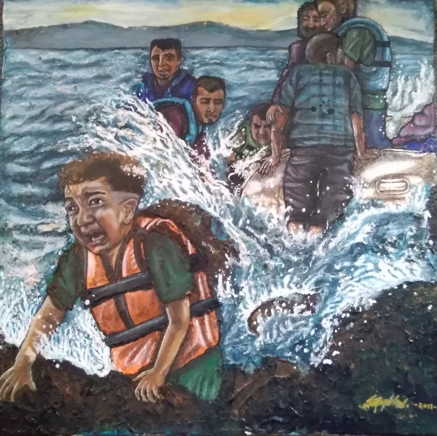 I Spent The 3 Last Years Making Refugees Portraits To Spread A Message I Spent The 3 Last Years Making Refugees Portraits To Spread A Message