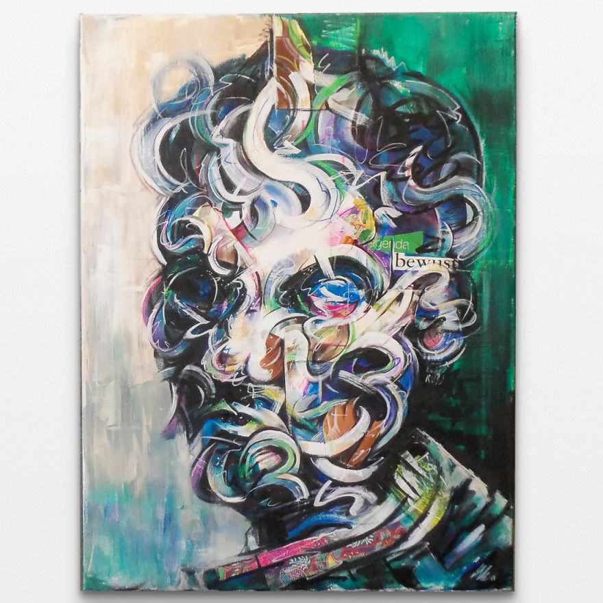 I’m Making Paintings That Show What It Feels Like To Be Over-Stimulated By Society I’m Making Paintings That Show What It Feels Like To Be Over-Stimulated By Society