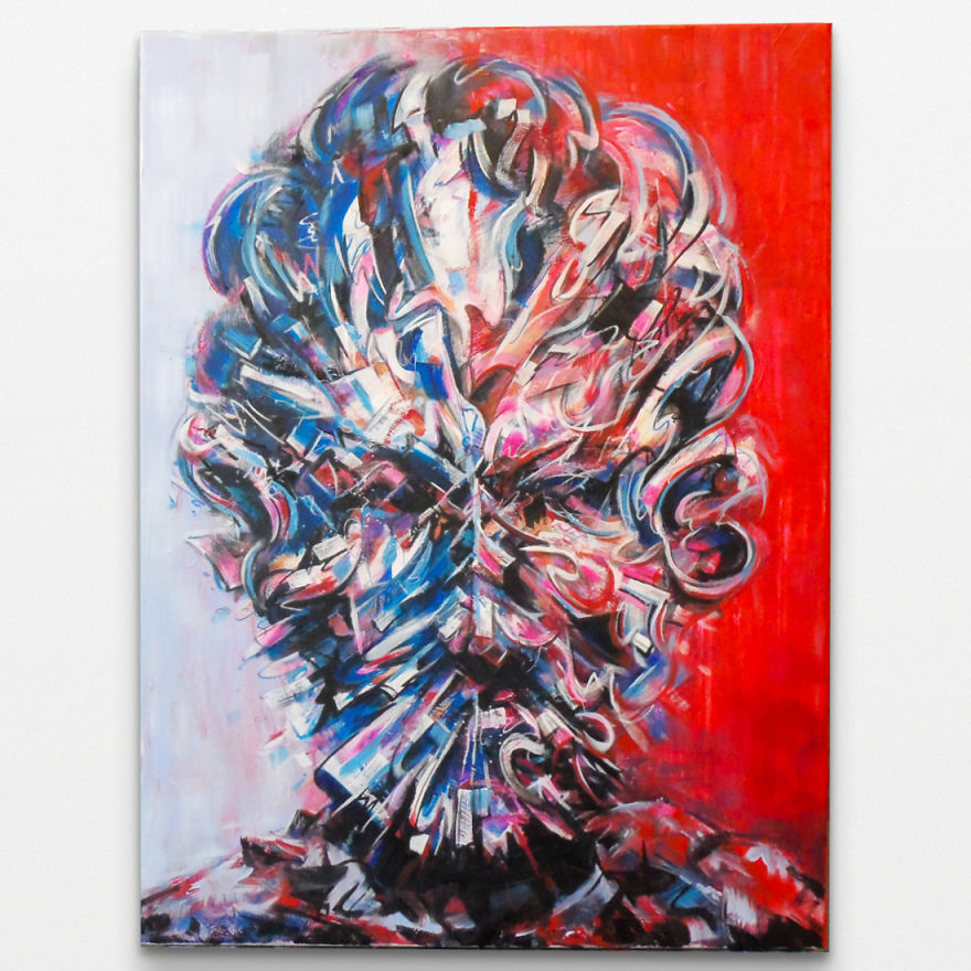 I’m Making Paintings That Show What It Feels Like To Be Over-Stimulated By Society I’m Making Paintings That Show What It Feels Like To Be Over-Stimulated By Society