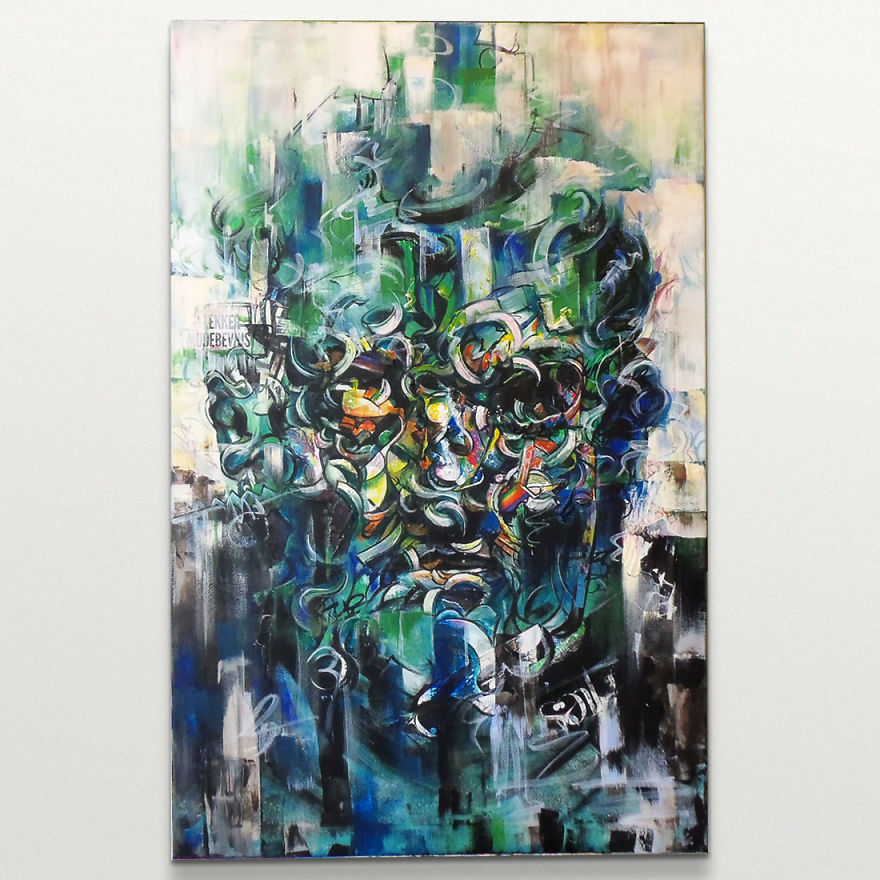 I’m Making Paintings That Show What It Feels Like To Be Over-Stimulated By Society I’m Making Paintings That Show What It Feels Like To Be Over-Stimulated By Society