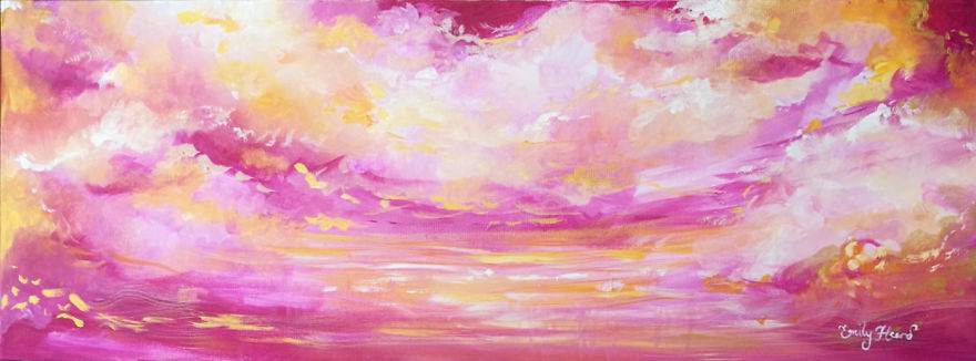 Pearlised Paintings To Show The Beauty Of The Sky Pearlised Paintings To Show The Beauty Of The Sky