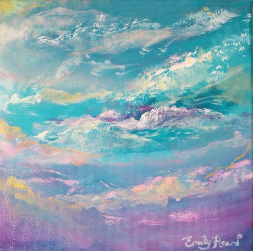 Pearlised Paintings To Show The Beauty Of The Sky Pearlised Paintings To Show The Beauty Of The Sky