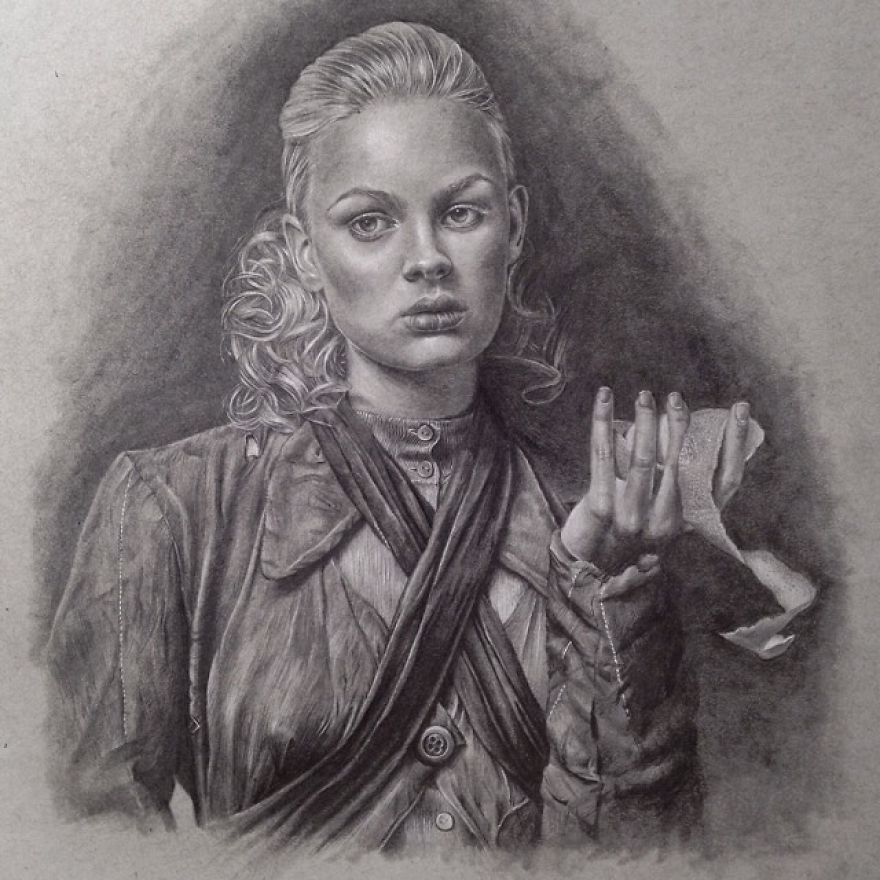 Artist Makes Hyper Realistic Drawings To The Point Where We See The Pores Of The Skin Artist Makes Hyper Realistic Drawings To The Point Where We See The Pores Of The Skin