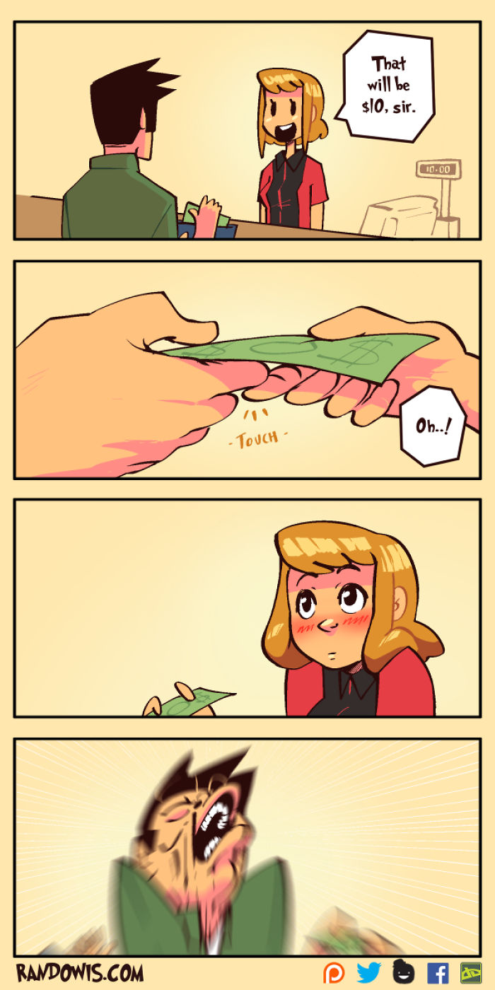 30 Socially Awkward Situations And Funny Random Thoughts That Gained This Artist 100,000 Followers 30 Socially Awkward Situations And Funny Random Thoughts That Gained This Artist 100,000 Followers