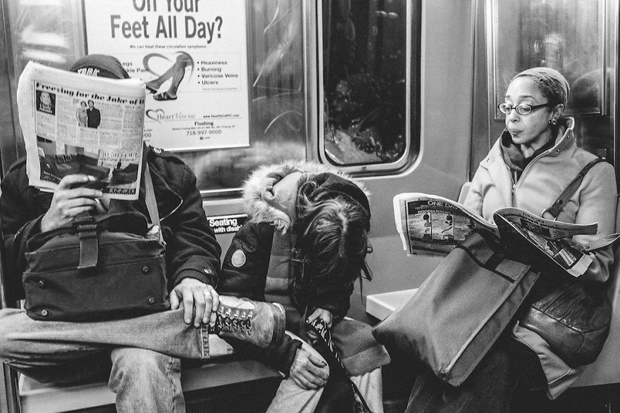 The Faces Of The New York Subway In Fantastic Black And White Images The Faces Of The New York Subway In Fantastic Black And White Images