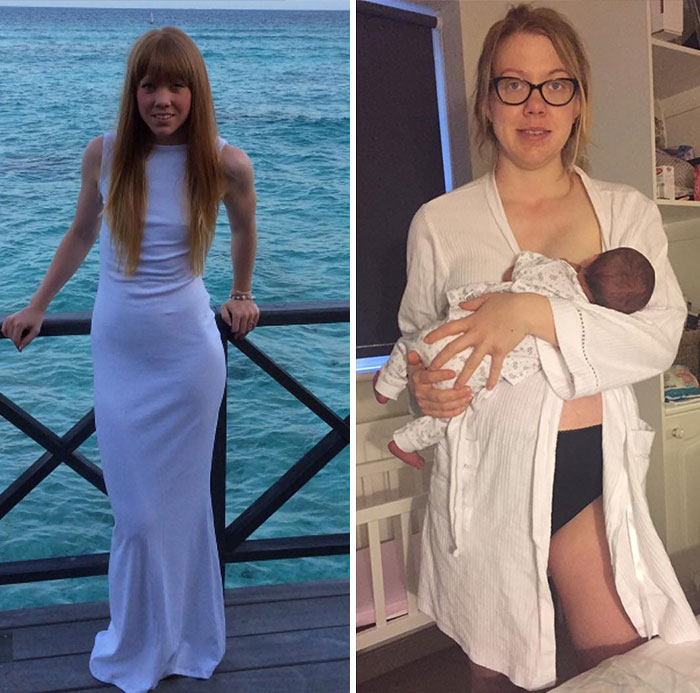 Got Toddlered: Parents Share Photos Of Them Before And After Having Kids, And The Difference Is Hilarious Got Toddlered: Parents Share Photos Of Them Before And After Having Kids, And The Difference Is Hilarious