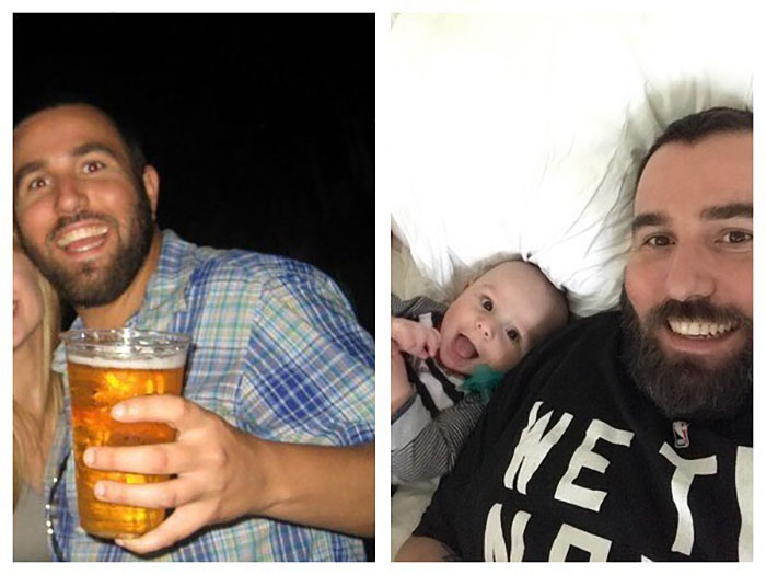 Got Toddlered: Parents Share Photos Of Them Before And After Having Kids, And The Difference Is Hilarious Got Toddlered: Parents Share Photos Of Them Before And After Having Kids, And The Difference Is Hilarious