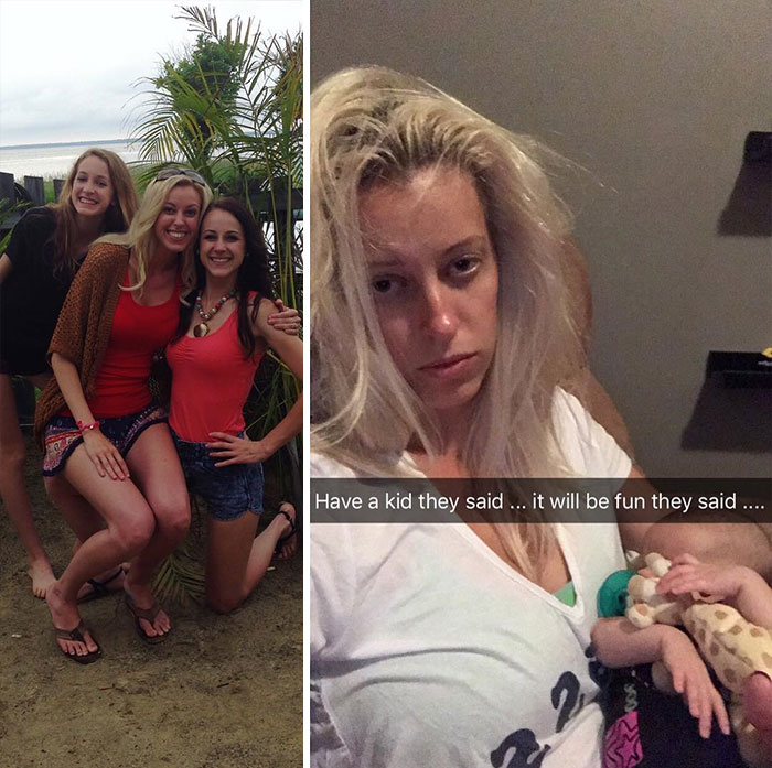 Got Toddlered: Parents Share Photos Of Them Before And After Having Kids, And The Difference Is Hilarious Got Toddlered: Parents Share Photos Of Them Before And After Having Kids, And The Difference Is Hilarious