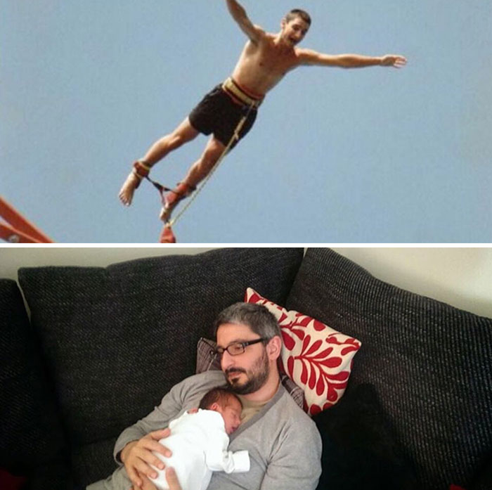Got Toddlered: Parents Share Photos Of Them Before And After Having Kids, And The Difference Is Hilarious Got Toddlered: Parents Share Photos Of Them Before And After Having Kids, And The Difference Is Hilarious