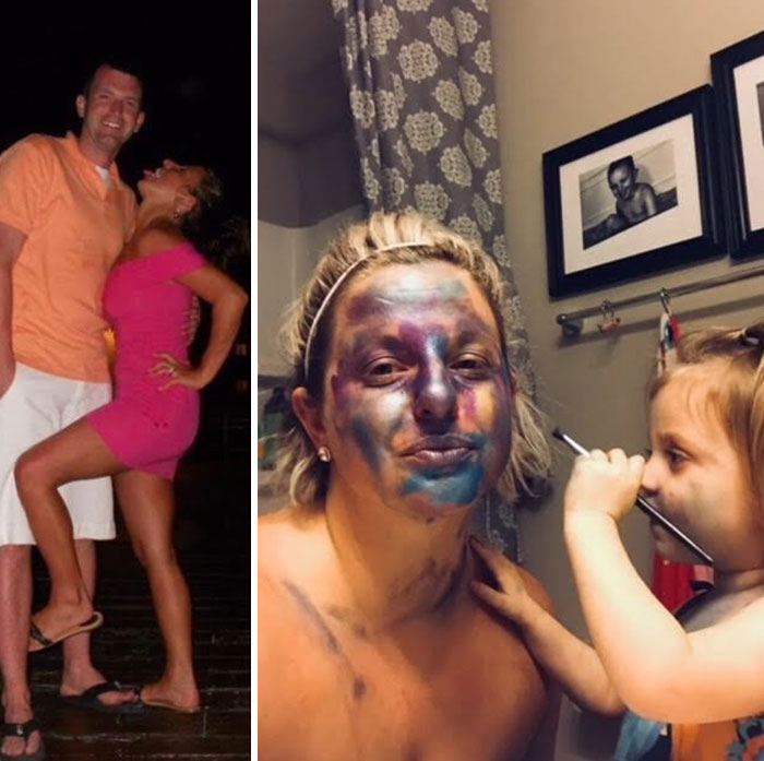 Got Toddlered: Parents Share Photos Of Them Before And After Having Kids, And The Difference Is Hilarious Got Toddlered: Parents Share Photos Of Them Before And After Having Kids, And The Difference Is Hilarious