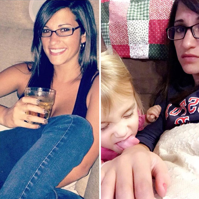 Got Toddlered: Parents Share Photos Of Them Before And After Having Kids, And The Difference Is Hilarious Got Toddlered: Parents Share Photos Of Them Before And After Having Kids, And The Difference Is Hilarious