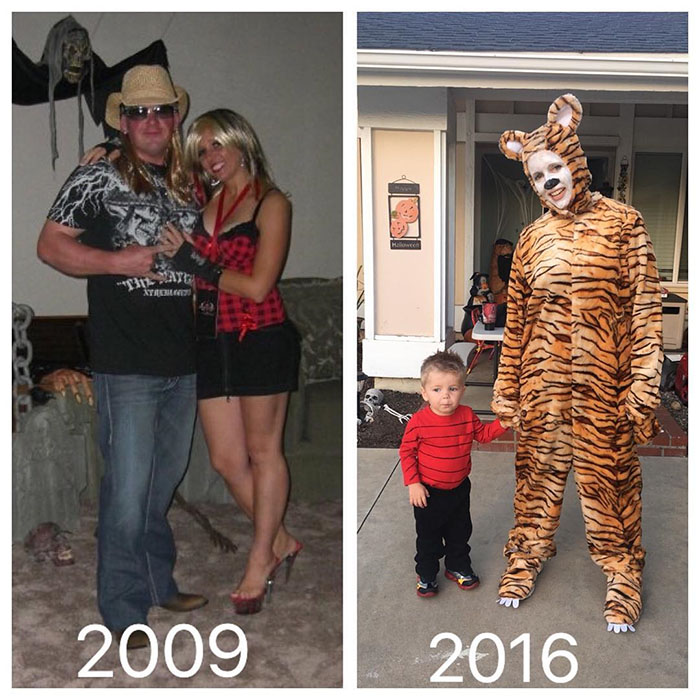 Got Toddlered: Parents Share Photos Of Them Before And After Having Kids, And The Difference Is Hilarious Got Toddlered: Parents Share Photos Of Them Before And After Having Kids, And The Difference Is Hilarious