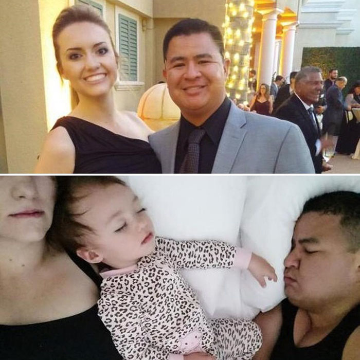 Got Toddlered: Parents Share Photos Of Them Before And After Having Kids, And The Difference Is Hilarious Got Toddlered: Parents Share Photos Of Them Before And After Having Kids, And The Difference Is Hilarious