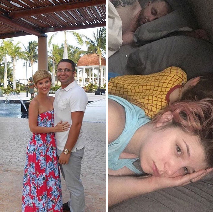 Got Toddlered: Parents Share Photos Of Them Before And After Having Kids, And The Difference Is Hilarious Got Toddlered: Parents Share Photos Of Them Before And After Having Kids, And The Difference Is Hilarious