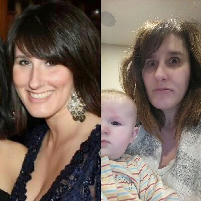 Got Toddlered: Parents Share Photos Of Them Before And After Having Kids, And The Difference Is Hilarious Got Toddlered: Parents Share Photos Of Them Before And After Having Kids, And The Difference Is Hilarious