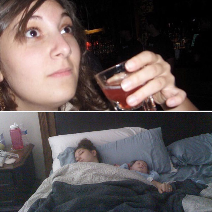 Got Toddlered: Parents Share Photos Of Them Before And After Having Kids, And The Difference Is Hilarious Got Toddlered: Parents Share Photos Of Them Before And After Having Kids, And The Difference Is Hilarious