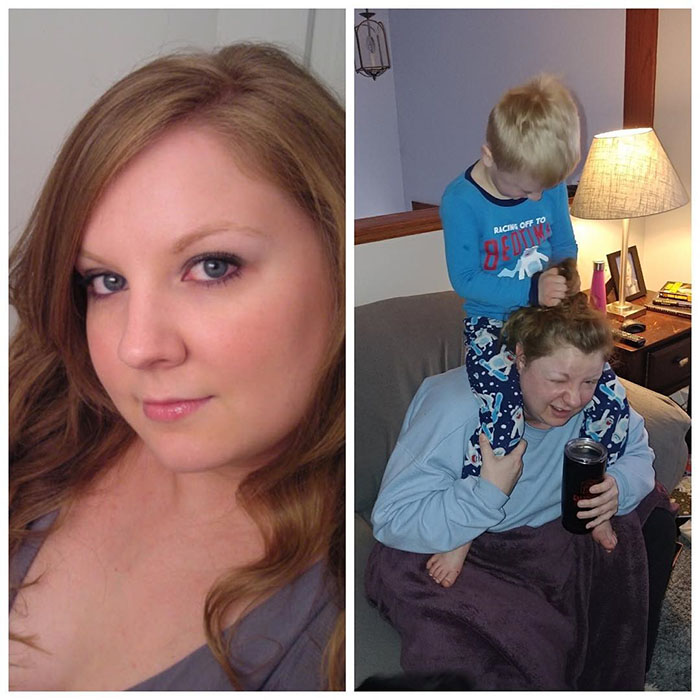 Got Toddlered: Parents Share Photos Of Them Before And After Having Kids, And The Difference Is Hilarious Got Toddlered: Parents Share Photos Of Them Before And After Having Kids, And The Difference Is Hilarious