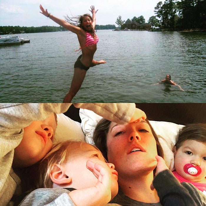 Got Toddlered: Parents Share Photos Of Them Before And After Having Kids, And The Difference Is Hilarious Got Toddlered: Parents Share Photos Of Them Before And After Having Kids, And The Difference Is Hilarious