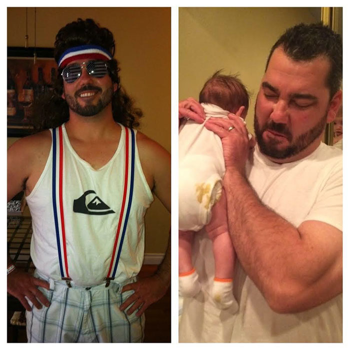 Got Toddlered: Parents Share Photos Of Them Before And After Having Kids, And The Difference Is Hilarious Got Toddlered: Parents Share Photos Of Them Before And After Having Kids, And The Difference Is Hilarious