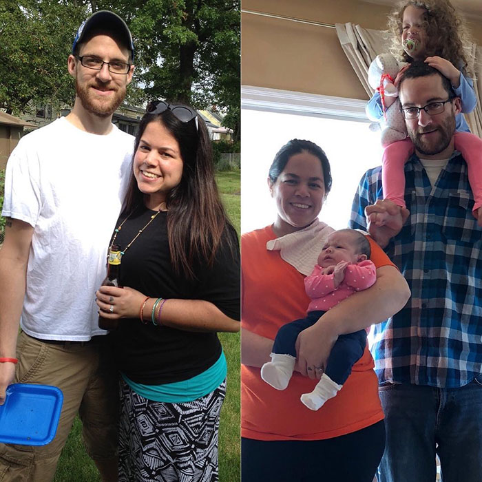 Got Toddlered: Parents Share Photos Of Them Before And After Having Kids, And The Difference Is Hilarious Got Toddlered: Parents Share Photos Of Them Before And After Having Kids, And The Difference Is Hilarious