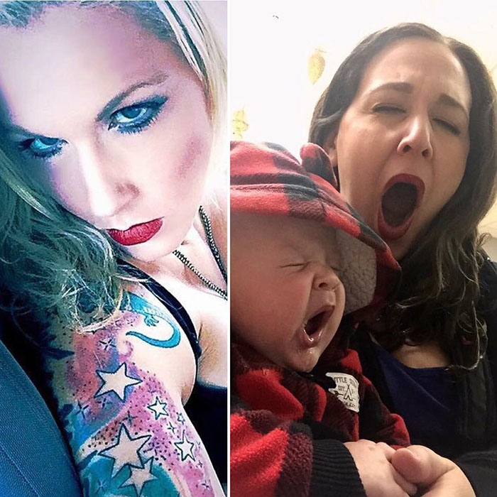 Got Toddlered: Parents Share Photos Of Them Before And After Having Kids, And The Difference Is Hilarious Got Toddlered: Parents Share Photos Of Them Before And After Having Kids, And The Difference Is Hilarious