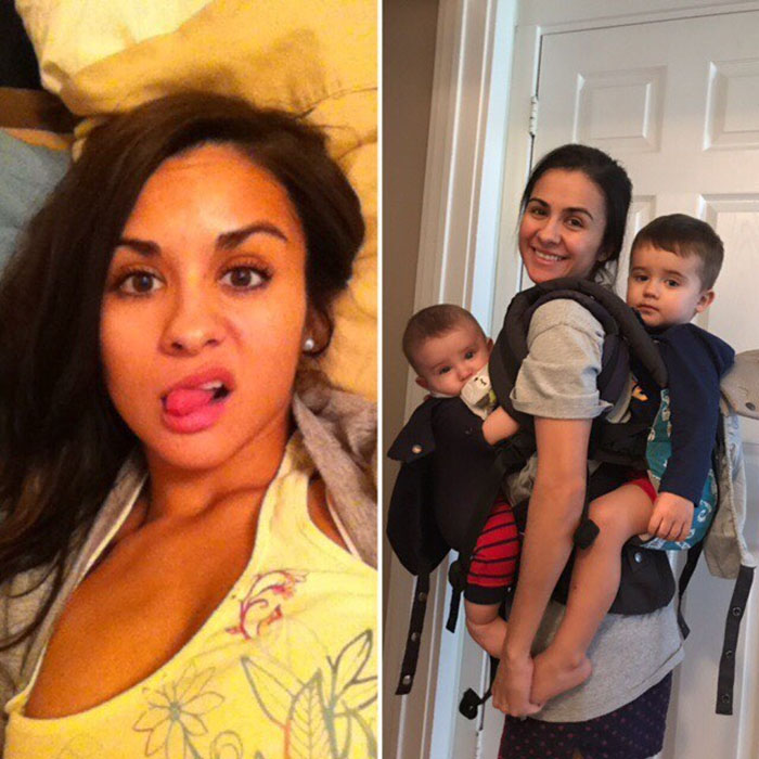 Got Toddlered: Parents Share Photos Of Them Before And After Having Kids, And The Difference Is Hilarious Got Toddlered: Parents Share Photos Of Them Before And After Having Kids, And The Difference Is Hilarious