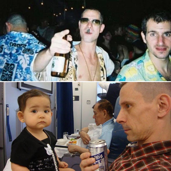 Got Toddlered: Parents Share Photos Of Them Before And After Having Kids, And The Difference Is Hilarious Got Toddlered: Parents Share Photos Of Them Before And After Having Kids, And The Difference Is Hilarious