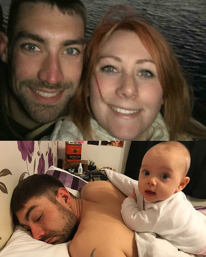 Got Toddlered: Parents Share Photos Of Them Before And After Having Kids, And The Difference Is Hilarious Got Toddlered: Parents Share Photos Of Them Before And After Having Kids, And The Difference Is Hilarious