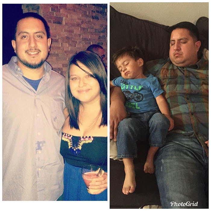 Got Toddlered: Parents Share Photos Of Them Before And After Having Kids, And The Difference Is Hilarious Got Toddlered: Parents Share Photos Of Them Before And After Having Kids, And The Difference Is Hilarious