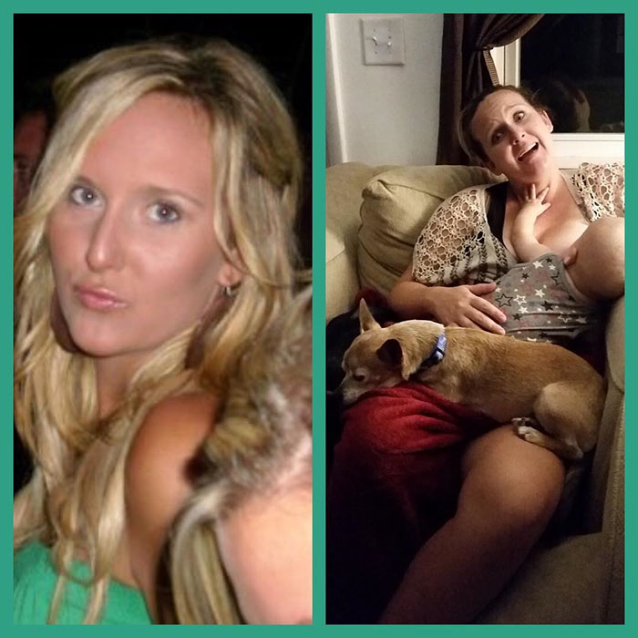 Got Toddlered: Parents Share Photos Of Them Before And After Having Kids, And The Difference Is Hilarious Got Toddlered: Parents Share Photos Of Them Before And After Having Kids, And The Difference Is Hilarious