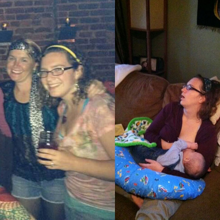 Got Toddlered: Parents Share Photos Of Them Before And After Having Kids, And The Difference Is Hilarious Got Toddlered: Parents Share Photos Of Them Before And After Having Kids, And The Difference Is Hilarious