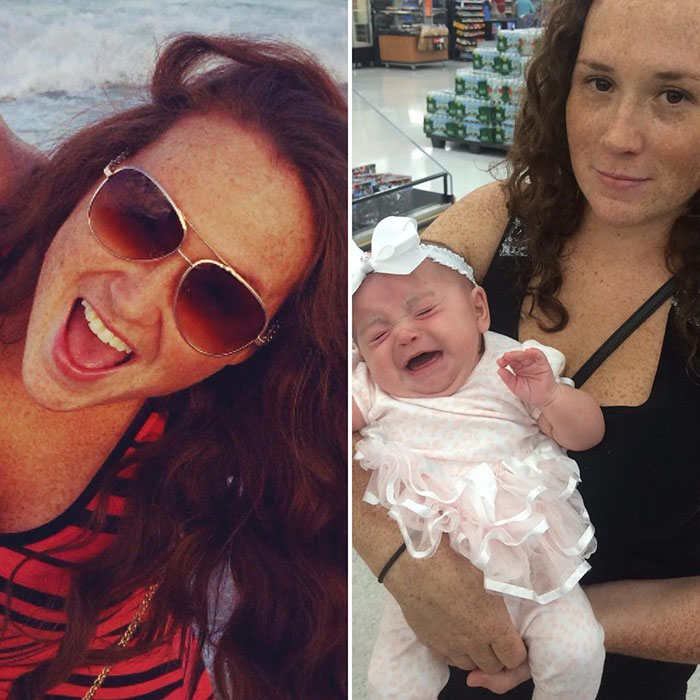Got Toddlered: Parents Share Photos Of Them Before And After Having Kids, And The Difference Is Hilarious Got Toddlered: Parents Share Photos Of Them Before And After Having Kids, And The Difference Is Hilarious