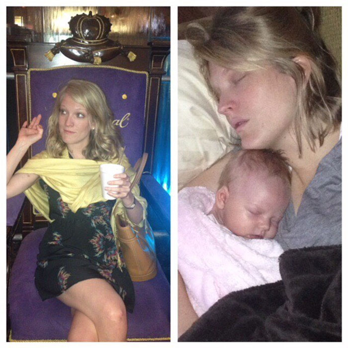 Got Toddlered: Parents Share Photos Of Them Before And After Having Kids, And The Difference Is Hilarious Got Toddlered: Parents Share Photos Of Them Before And After Having Kids, And The Difference Is Hilarious