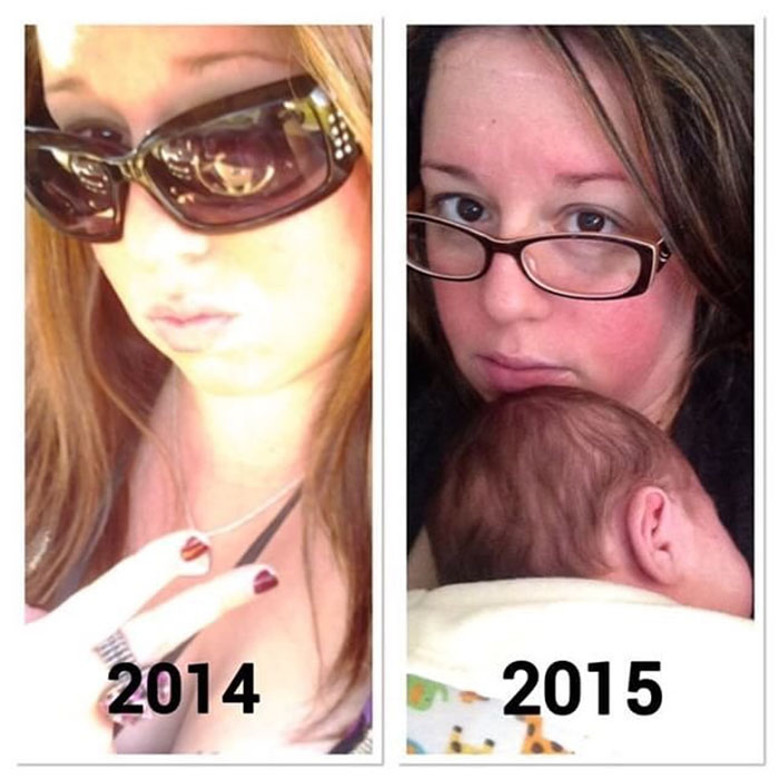 Got Toddlered: Parents Share Photos Of Them Before And After Having Kids, And The Difference Is Hilarious Got Toddlered: Parents Share Photos Of Them Before And After Having Kids, And The Difference Is Hilarious