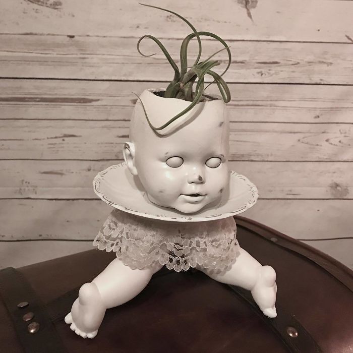 145 People Who Turned Old Dolls Into Planters And Scared The Hell Out Of Their Neighbors 145 People Who Turned Old Dolls Into Planters And Scared The Hell Out Of Their Neighbors
