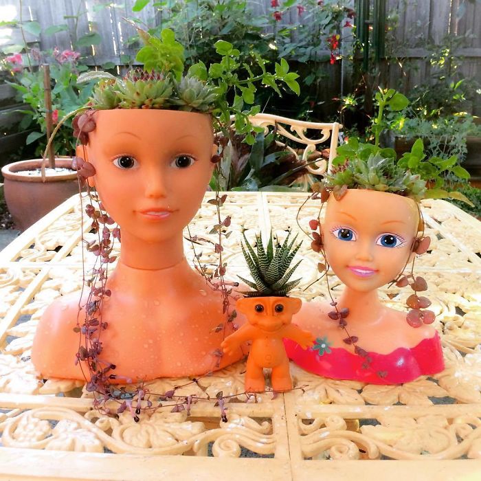 145 People Who Turned Old Dolls Into Planters And Scared The Hell Out Of Their Neighbors 145 People Who Turned Old Dolls Into Planters And Scared The Hell Out Of Their Neighbors
