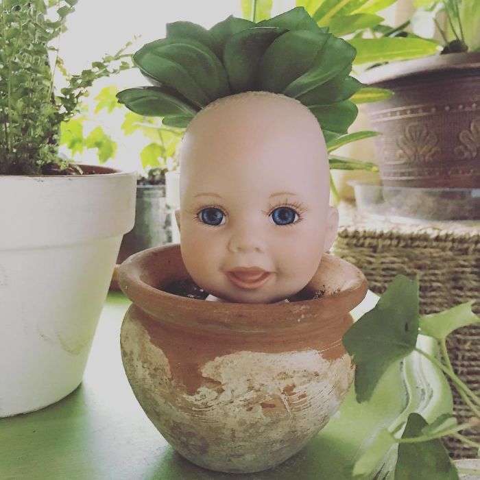 145 People Who Turned Old Dolls Into Planters And Scared The Hell Out Of Their Neighbors 145 People Who Turned Old Dolls Into Planters And Scared The Hell Out Of Their Neighbors